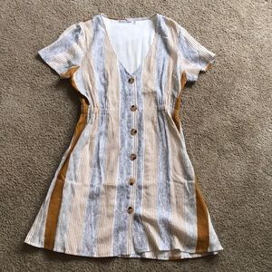 Never worn mini, V-neck dress (no tags)
